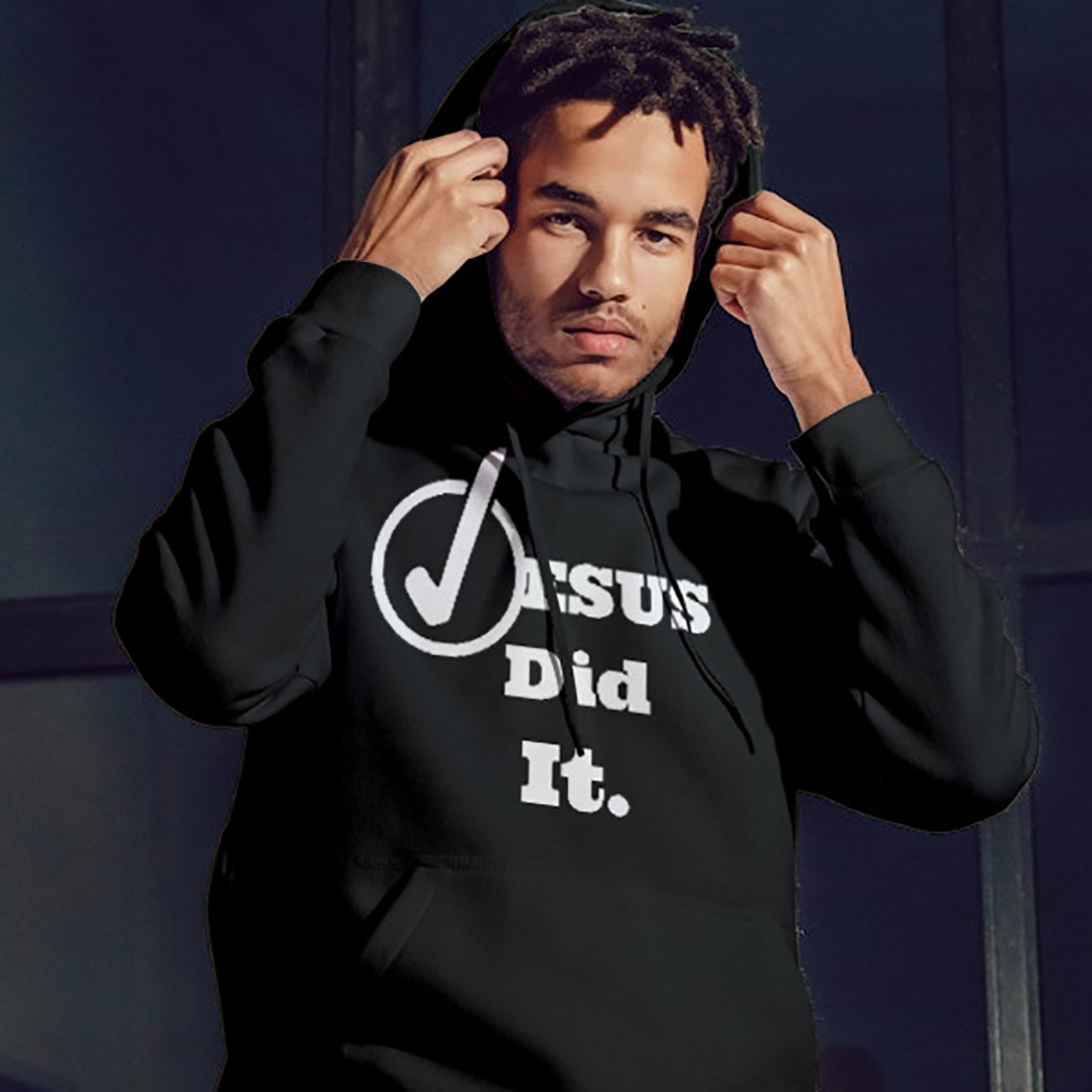 uh- Jesus Did It Unisex Hoodie