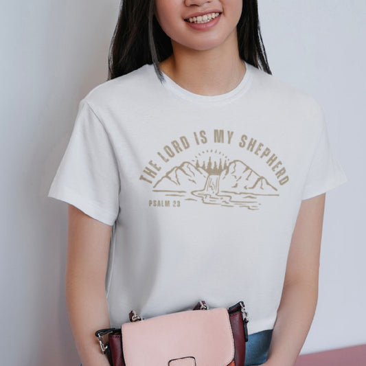 lt- Lord Is My Shepherd Ladies Tee