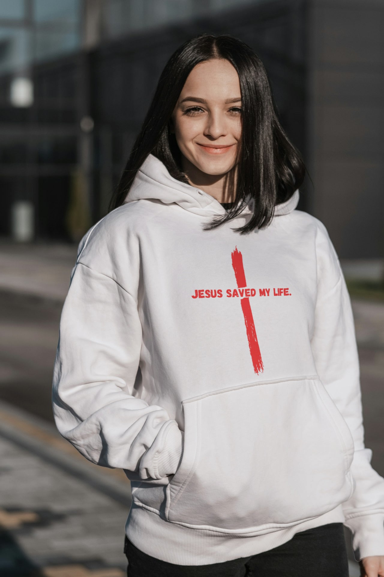 uh- Jesus Saved Me Unisex Hoodie