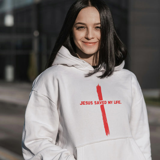 uh- Jesus Saved Me Unisex Hoodie